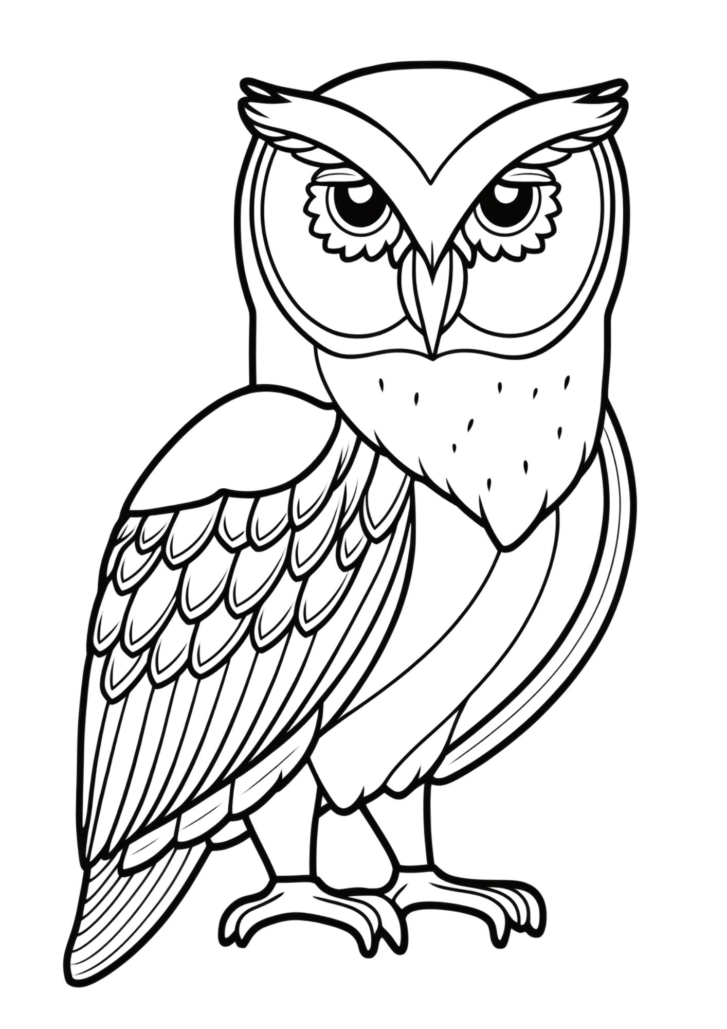 Hoot Hoot! 24 Owl Coloring Pages for Everyone – Free and Printable ...