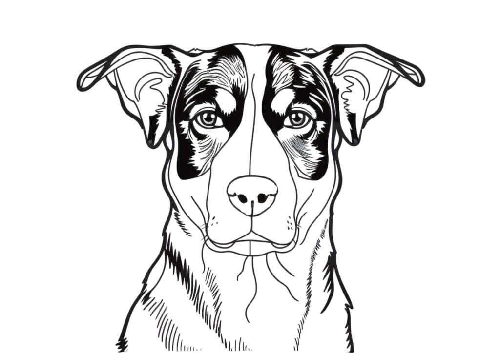 Appenzeller Sennenhund coloring page
