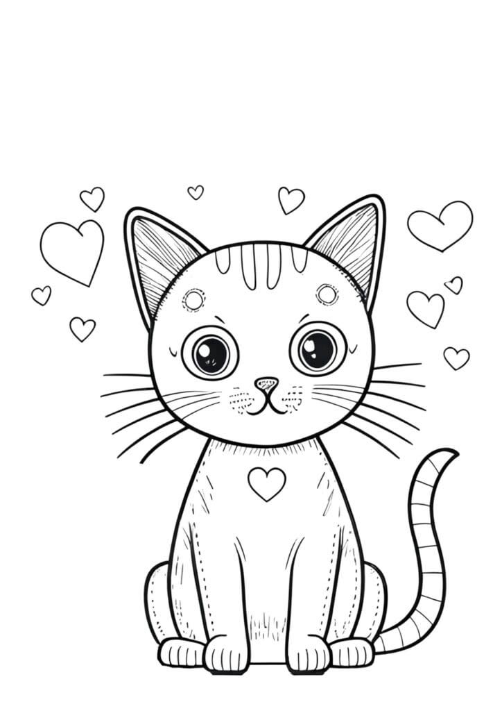 40 free printable coloring pages of cats: A Purr-fect Way to Relax and ...