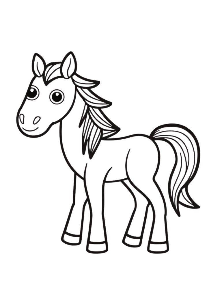 free printable coloring pages of horses for Adults and Kids - Coloring ...