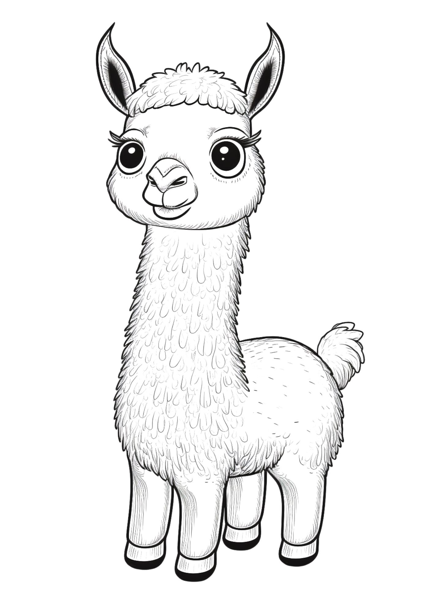 16 Cute Printable Llama Coloring Pages A Fun Activity for all Ages